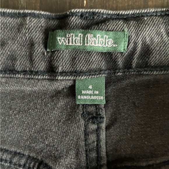 Wild Fable Gray Distressed Jean Shorts - Picture 2 of 7